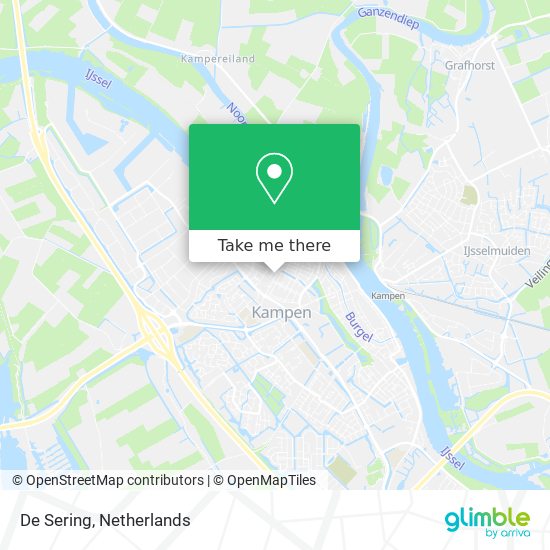 De Sering map