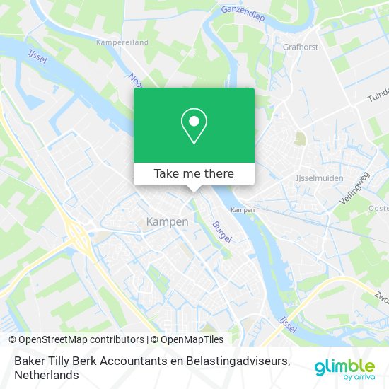 Baker Tilly Berk Accountants en Belastingadviseurs Karte