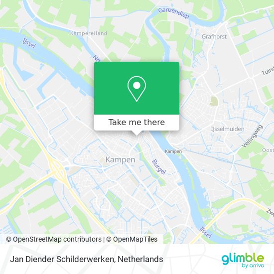 Jan Diender Schilderwerken map