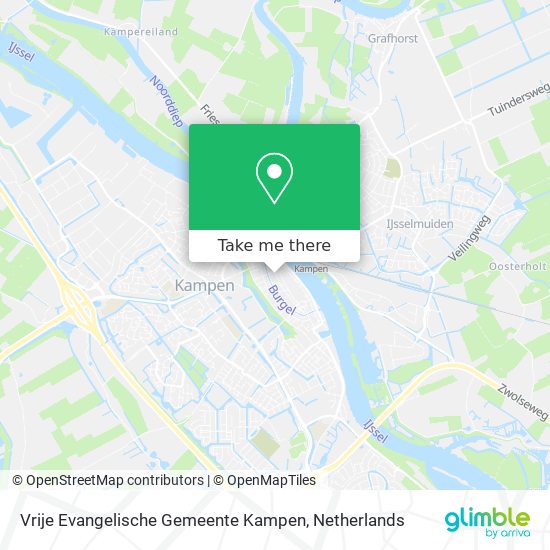 Vrije Evangelische Gemeente Kampen Karte