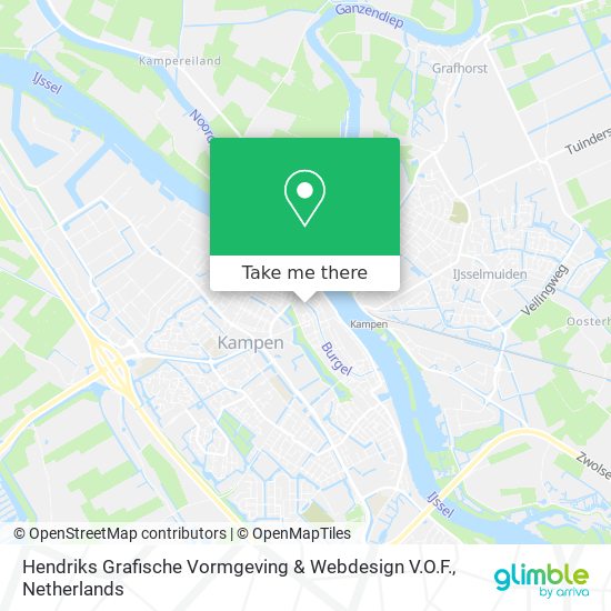 Hendriks Grafische Vormgeving & Webdesign V.O.F. map