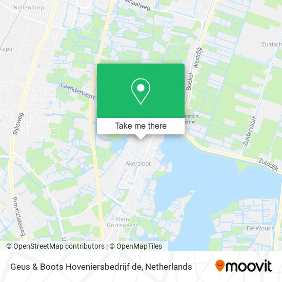 Geus & Boots Hoveniersbedrijf de map