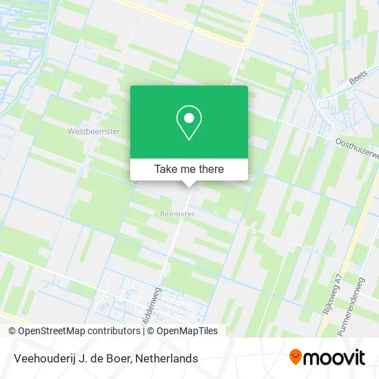 Veehouderij J. de Boer map