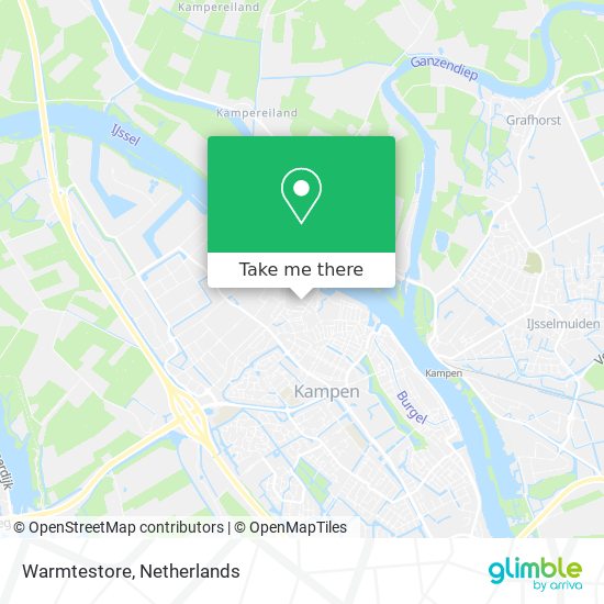 Warmtestore Karte