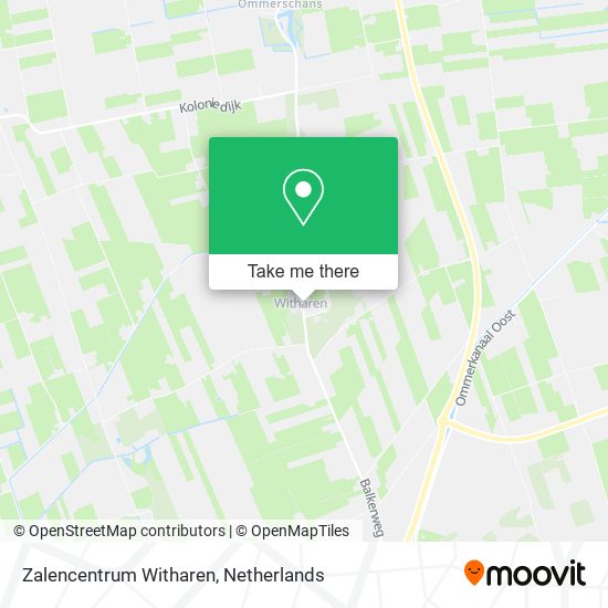 Zalencentrum Witharen map