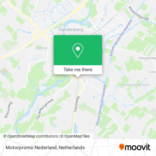 Motorpromo Nederland map