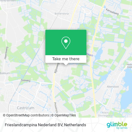 Frieslandcampina Nederland BV Karte