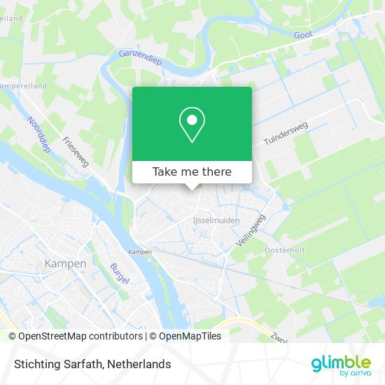 Stichting Sarfath map