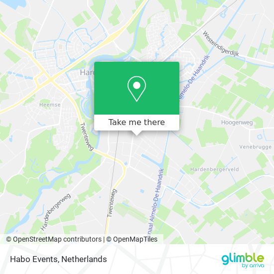 Habo Events map