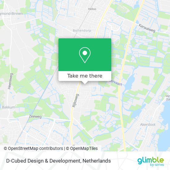 D-Cubed Design & Development map