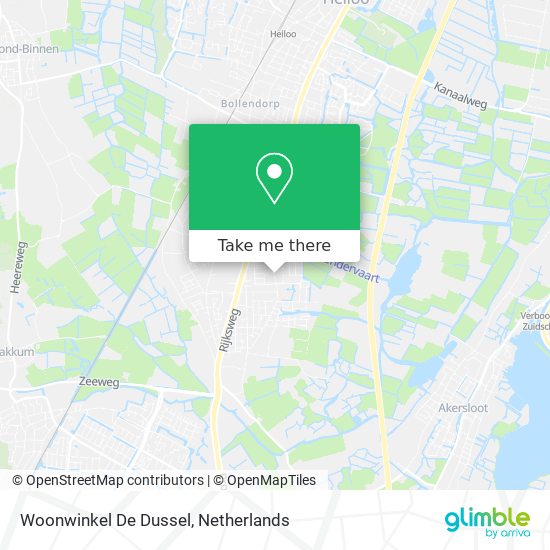 Woonwinkel De Dussel map