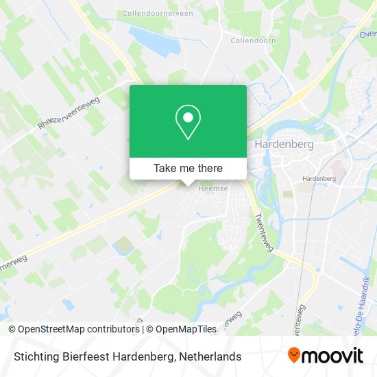 Stichting Bierfeest Hardenberg map