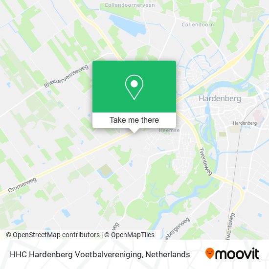 HHC Hardenberg Voetbalvereniging map