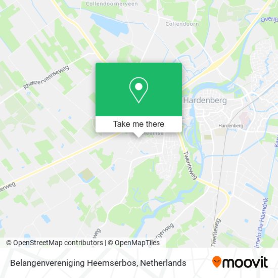 Belangenvereniging Heemserbos Karte