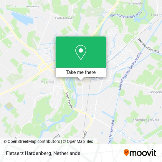 Fietserz Hardenberg map