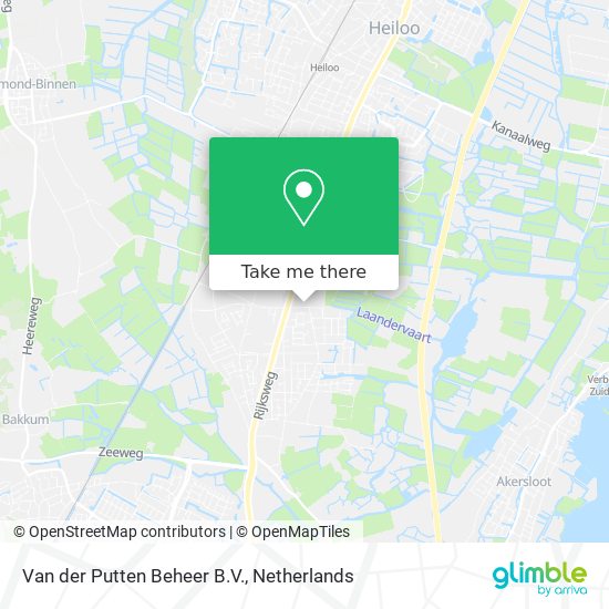 Van der Putten Beheer B.V. Karte