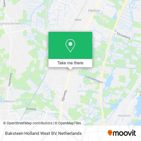 Baksteen Holland West BV map