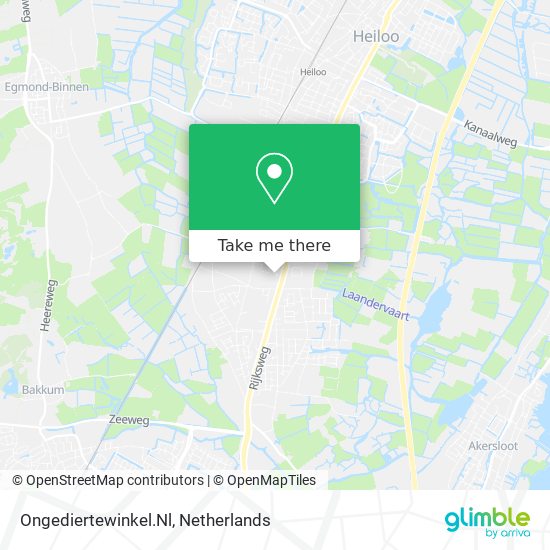 Ongediertewinkel.Nl map