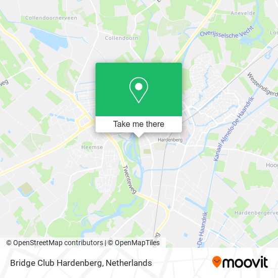 Bridge Club Hardenberg map