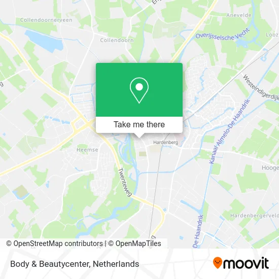 Body & Beautycenter map