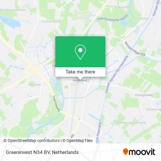 Greeninvest N34 BV map