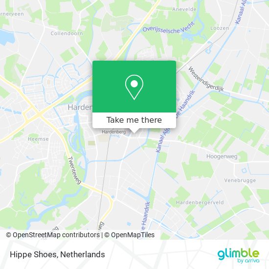 Hippe Shoes map