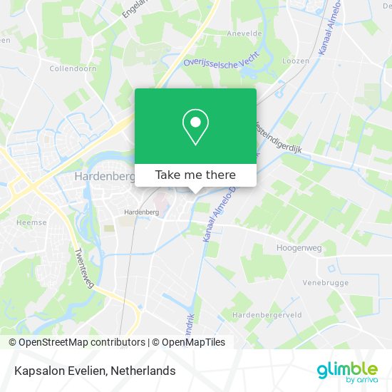 Kapsalon Evelien Karte