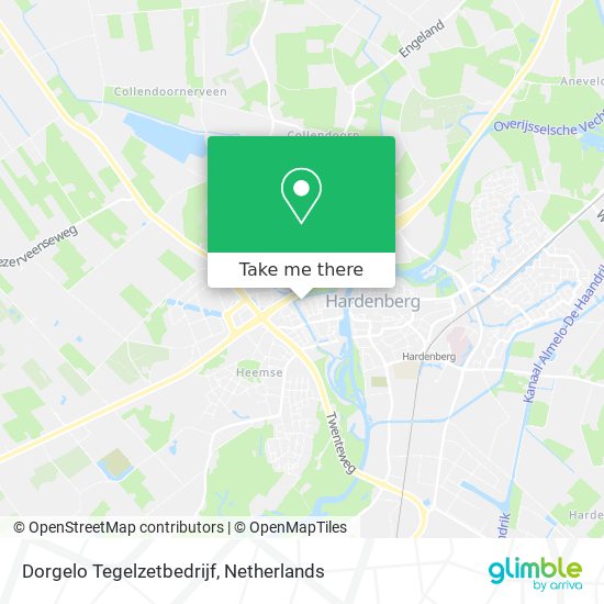 Dorgelo Tegelzetbedrijf Karte