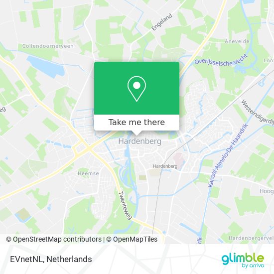 EVnetNL map