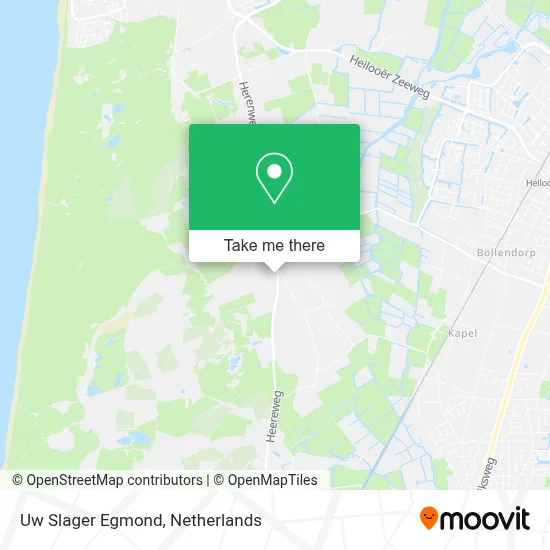 Uw Slager Egmond map