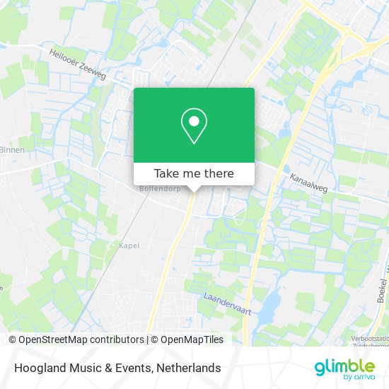 Hoogland Music & Events map