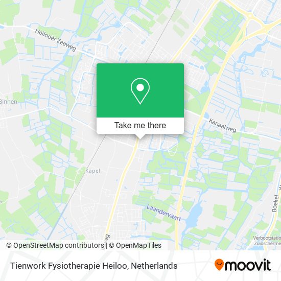 Tienwork Fysiotherapie Heiloo map