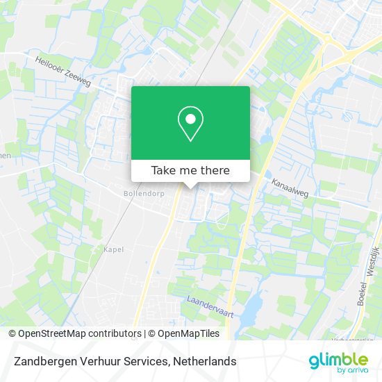 Zandbergen Verhuur Services map