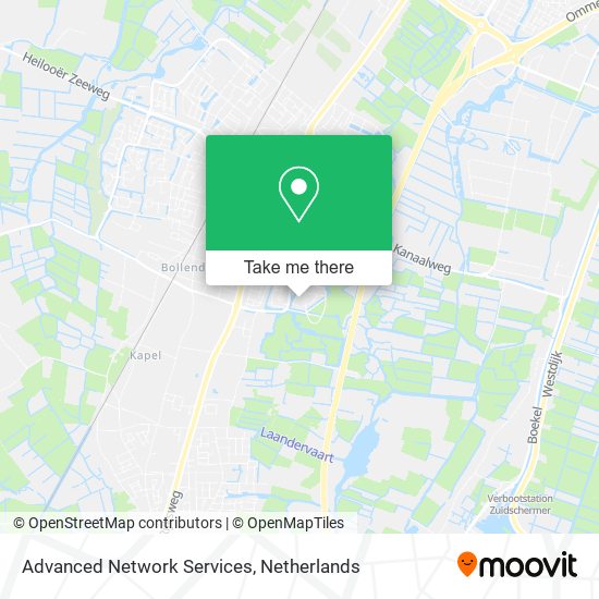 Advanced Network Services map