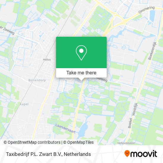 Taxibedrijf P.L. Zwart B.V. map