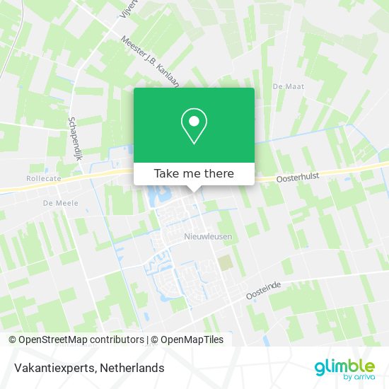 Vakantiexperts map