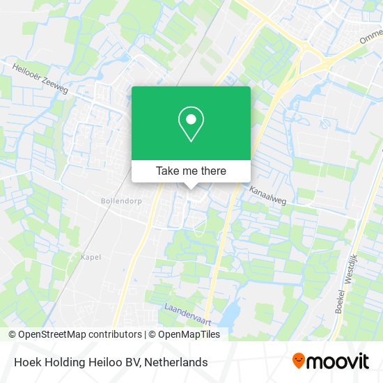 Hoek Holding Heiloo BV map