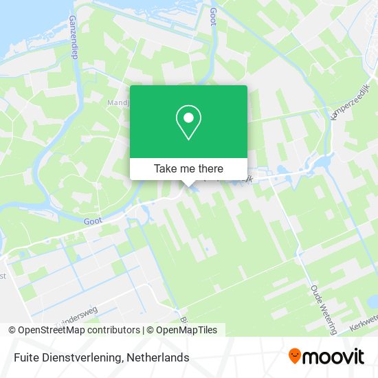 Fuite Dienstverlening map