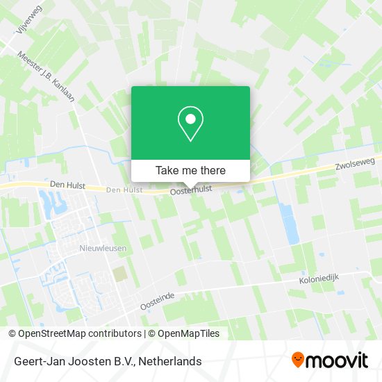 Geert-Jan Joosten B.V. map