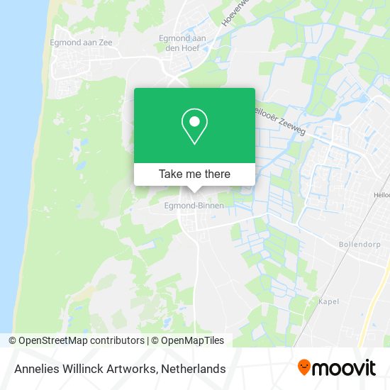Annelies Willinck Artworks map