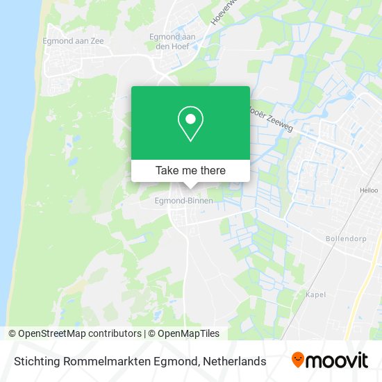 Stichting Rommelmarkten Egmond Karte