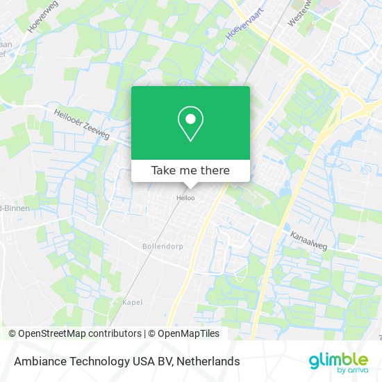 Ambiance Technology USA BV map