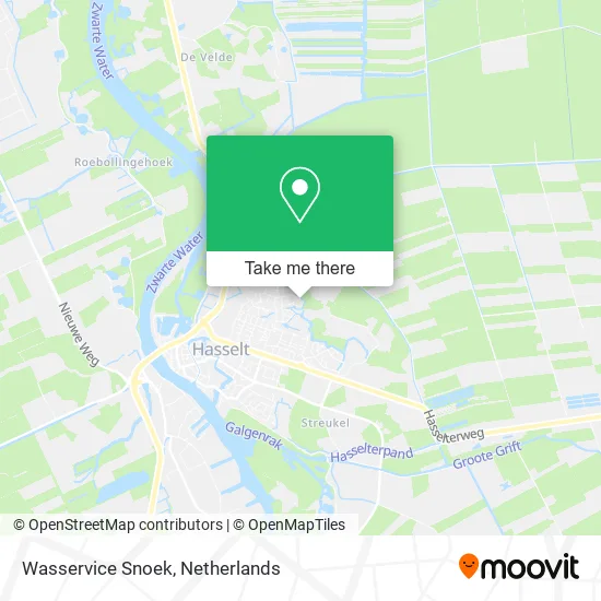 Wasservice Snoek map