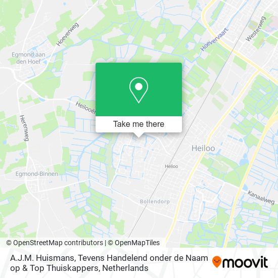 A.J.M. Huismans, Tevens Handelend onder de Naam op & Top Thuiskappers map