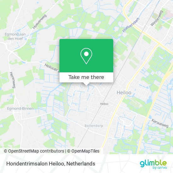 Hondentrimsalon Heiloo map