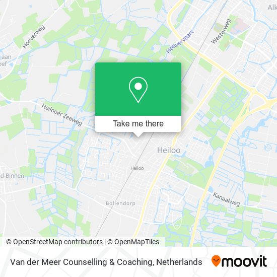 Van der Meer Counselling & Coaching Karte