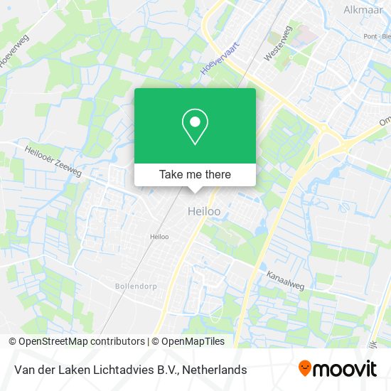 Van der Laken Lichtadvies B.V. map