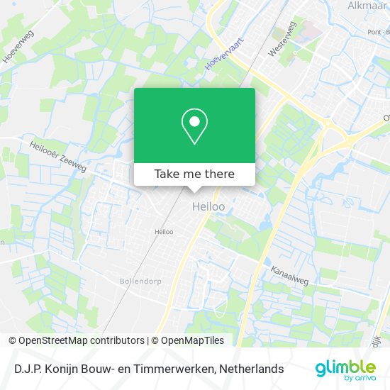 D.J.P. Konijn Bouw- en Timmerwerken Karte