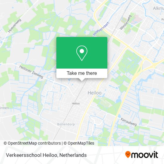 Verkeersschool Heiloo map