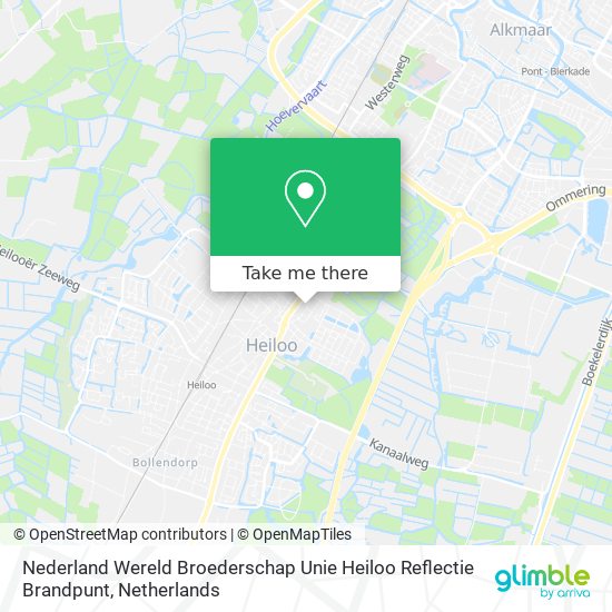 Nederland Wereld Broederschap Unie Heiloo Reflectie Brandpunt map